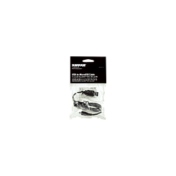 Shure - Cable USB-C a Micro USB, Tamaño: 38 cm. Mod.AMV-USBC15