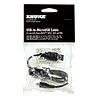 Shure - Cable USB-C a Micro USB, Tamaño: 38 cm. Mod.AMV-USBC15