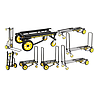 Rock N Roller - Multi-Cart Carro de Mano Mod.R6 B/Y