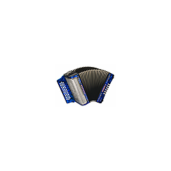 Hohner - Acordeon Corona II Diatónico Sol-Do-Fa con Mochila Mod.A562_