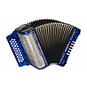 Hohner - Acordeon Corona II Diatónico Sol-Do-Fa con Mochila Mod.A562_