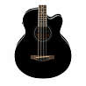 Ibañez - Bajo Electroacustico AEB, Color Negro Mod.AEB8E-BK