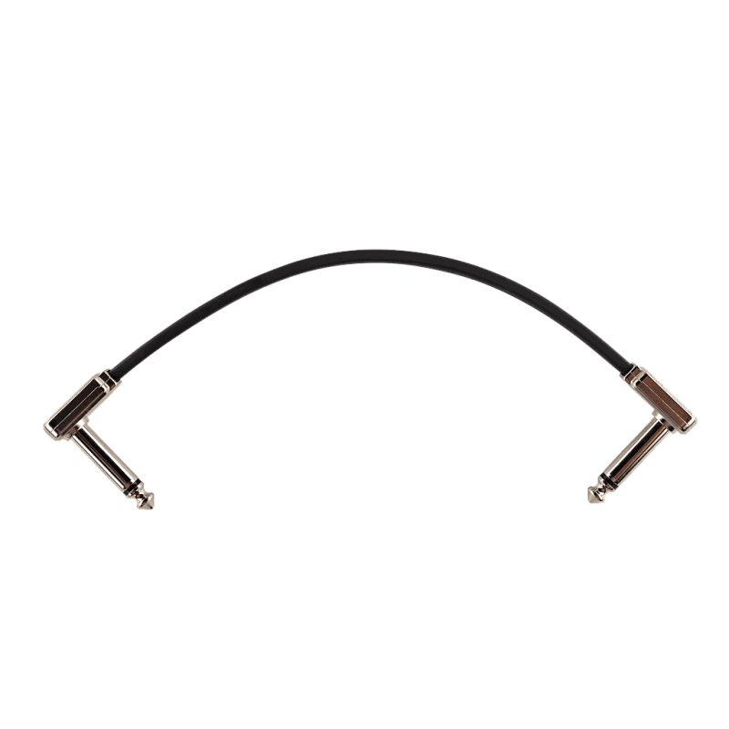 Ernie Ball - Cable de Audio 15.24 cm, Negro Angulado/Angulado Mod.6226