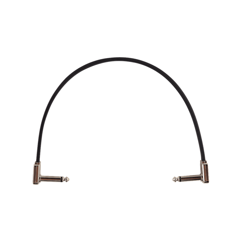 Ernie Ball - Cable de Audio 30.48 cm, Negro Angulado/Angulado Mod.6227